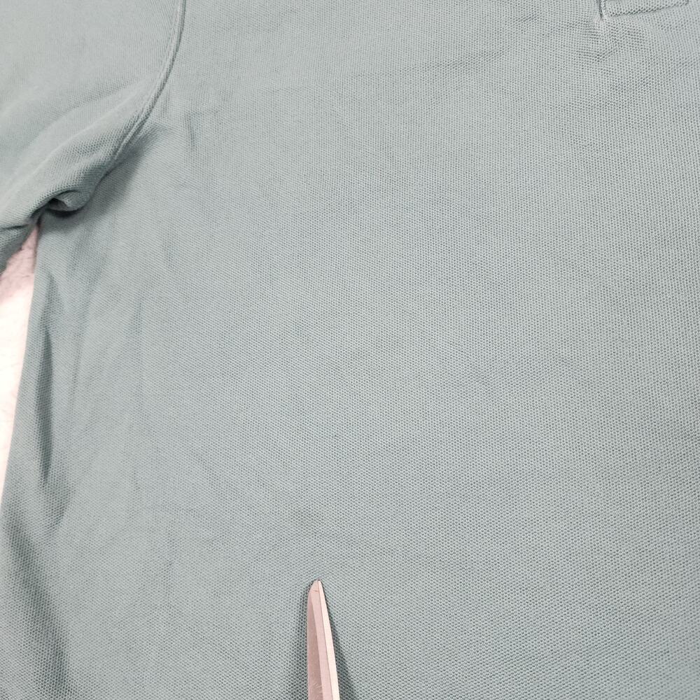 L.L. Bean Polo Shirt Mens L Traditional Fit Short Sleeve Preppy Golf Teal Green - Picture 7 of 7